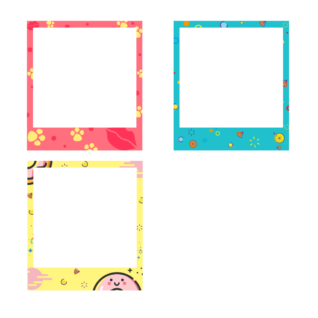 กรอบข้อความ PNG การ์ตูน