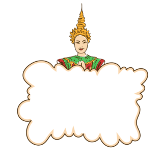 กรอบข้อความ ลายไทย