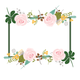 กรอบข้อความ ดอกไม้