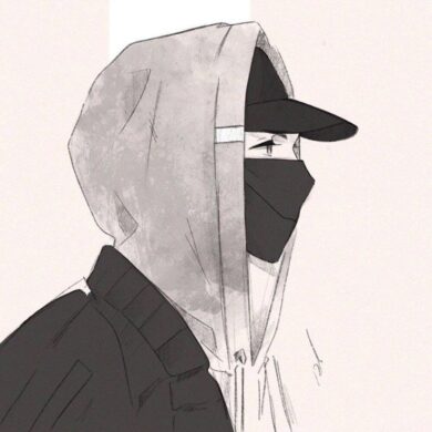 รูปการ์ตูนผู้ชาย เท่ๆ ใส่แมส