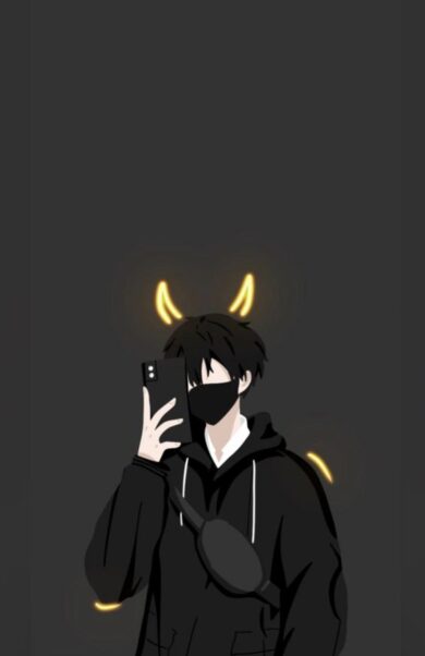 รูปการ์ตูนผู้ชาย เท่ๆ ใส่แมส