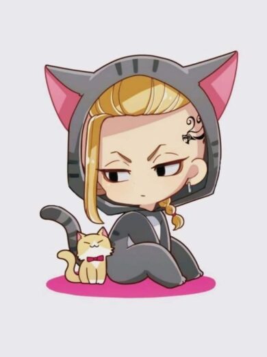 รูปการ์ตูนผู้ชายน่ารักๆ แมว