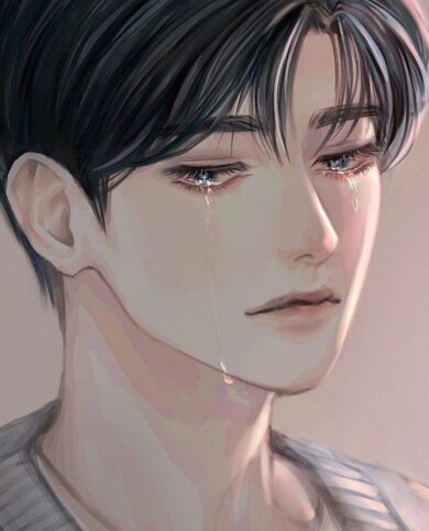 รูปการ์ตูนผู้ชาย เสียใจ