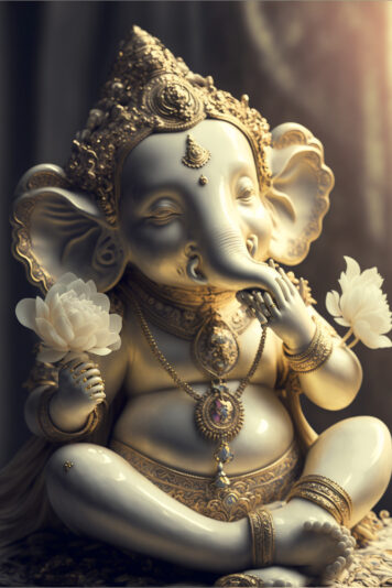 แจกฟรี รูปภาพพระพิฆเนศ สวยๆ สำหรับตั้งเป็นวอลเปเปอร์ เรียกทรัพย์