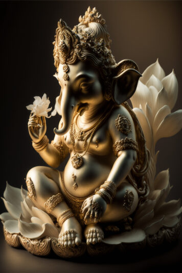 แจกฟรี รูปภาพพระพิฆเนศ สวยๆ สำหรับตั้งเป็นวอลเปเปอร์ เรียกทรัพย์