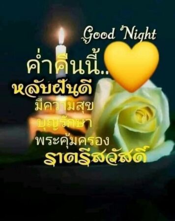 ราตรีสวัสดิ์วันจันทร์ รูปสวยๆ ส่งความคิดถึง ห่วงใย ฝันดี ก่อนนอน