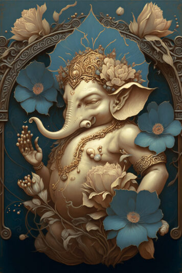 แจกฟรี รูปภาพพระพิฆเนศ สวยๆ สำหรับตั้งเป็นวอลเปเปอร์ เรียกทรัพย์