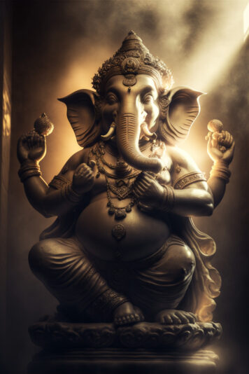 แจกฟรี รูปภาพพระพิฆเนศ สวยๆ สำหรับตั้งเป็นวอลเปเปอร์ เรียกทรัพย์