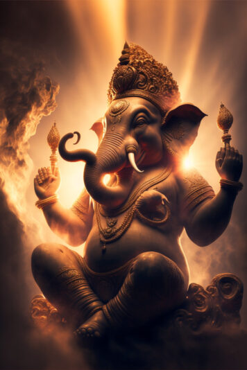 แจกฟรี รูปภาพพระพิฆเนศ สวยๆ สำหรับตั้งเป็นวอลเปเปอร์ เรียกทรัพย์