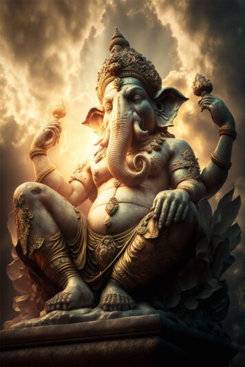 แจกฟรี รูปภาพพระพิฆเนศ สวยๆ สำหรับตั้งเป็นวอลเปเปอร์ เรียกทรัพย์