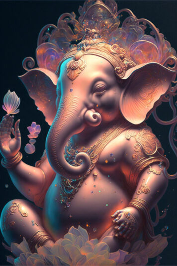 แจกฟรี รูปภาพพระพิฆเนศ สวยๆ สำหรับตั้งเป็นวอลเปเปอร์ เรียกทรัพย์