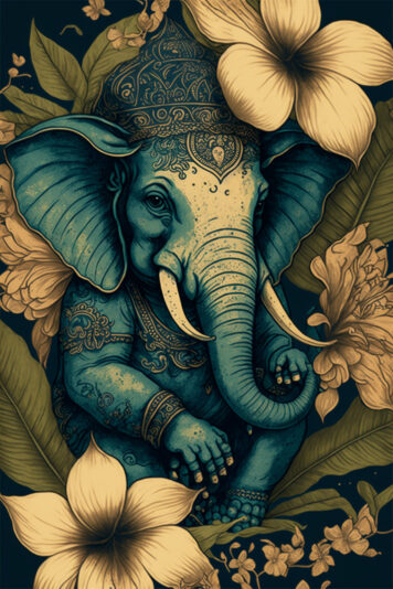 แจกฟรี รูปภาพพระพิฆเนศ สวยๆ สำหรับตั้งเป็นวอลเปเปอร์ เรียกทรัพย์