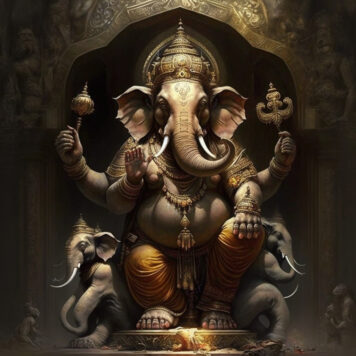 แจกฟรี รูปภาพพระพิฆเนศ สวยๆ สำหรับตั้งเป็นวอลเปเปอร์ เรียกทรัพย์