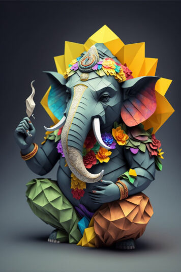 แจกฟรี รูปภาพพระพิฆเนศ สวยๆ สำหรับตั้งเป็นวอลเปเปอร์ เรียกทรัพย์