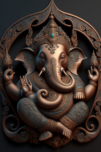 แจกฟรี รูปภาพพระพิฆเนศ สวยๆ สำหรับตั้งเป็นวอลเปเปอร์ เรียกทรัพย์