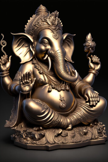 แจกฟรี รูปภาพพระพิฆเนศ สวยๆ สำหรับตั้งเป็นวอลเปเปอร์ เรียกทรัพย์