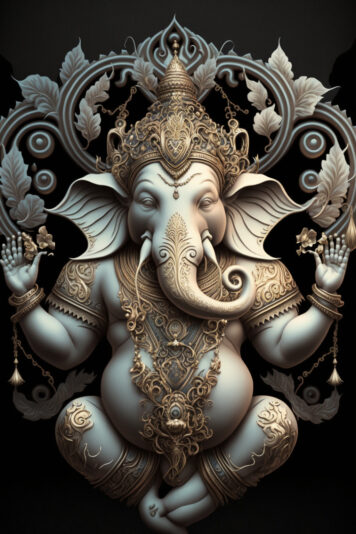 แจกฟรี รูปภาพพระพิฆเนศ สวยๆ สำหรับตั้งเป็นวอลเปเปอร์ เรียกทรัพย์