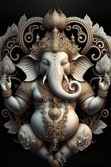 แจกฟรี รูปภาพพระพิฆเนศ สวยๆ สำหรับตั้งเป็นวอลเปเปอร์ เรียกทรัพย์