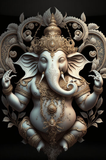 แจกฟรี รูปภาพพระพิฆเนศ สวยๆ สำหรับตั้งเป็นวอลเปเปอร์ เรียกทรัพย์