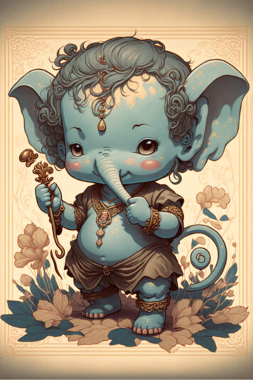 แจกฟรี รูปภาพพระพิฆเนศ สวยๆ สำหรับตั้งเป็นวอลเปเปอร์ เรียกทรัพย์