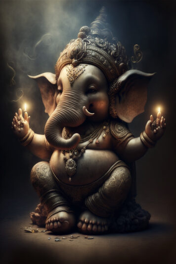 แจกฟรี รูปภาพพระพิฆเนศ สวยๆ สำหรับตั้งเป็นวอลเปเปอร์ เรียกทรัพย์