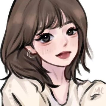 รูปการ์ตูนผู้หญิง ผมสั้น