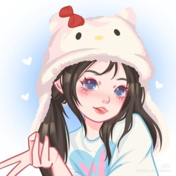 รูปการ์ตูนผู้หญิง Y2k