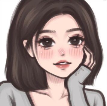 รูปการ์ตูนผู้หญิง น่ารักๆ สวยๆ ผมสั้น