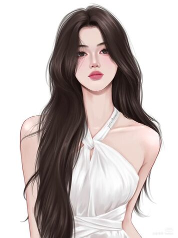 รูปการ์ตูนผู้หญิง เกาหลี