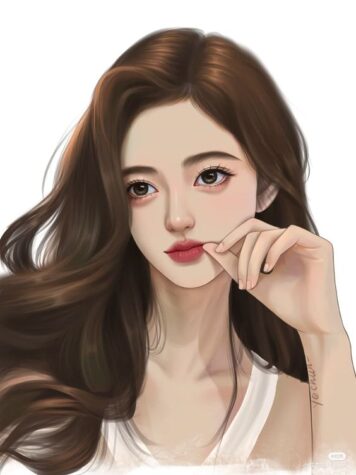 รูปการ์ตูนผู้หญิง เกาหลี