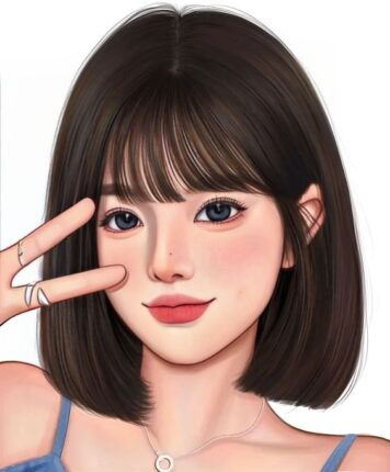 รูปการ์ตูนผู้หญิง แนวเกาหลี