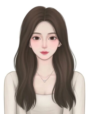 รูปการ์ตูนผู้หญิง แนวเกาหลี