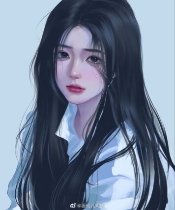 รูปภาพการ์ตูนผู้หญิง สวยๆ สไตล์เกาหลี