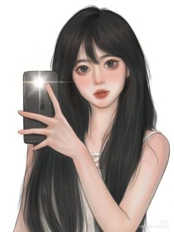 รูปภาพการ์ตูนผู้หญิง สวยๆ สไตล์เกาหลี