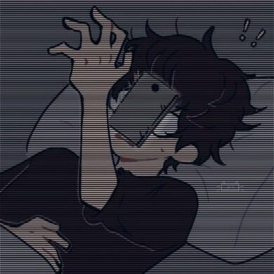 รูปการตูนผู้ชาย กวนๆ มือถือหล่นใส่หน้า