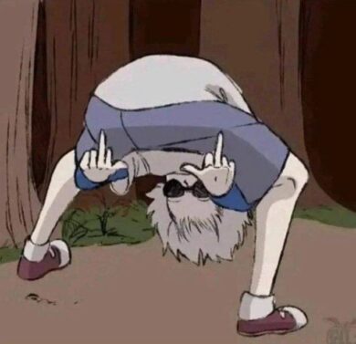 รูปการตูนผู้ชาย กวนๆ ผมขาว