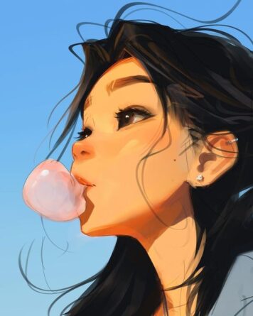 รูปการ์ตูนผู้หญิง แซ่บๆ