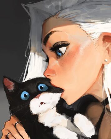 รูปการ์ตูนผู้หญิง แซ่บๆ แมว