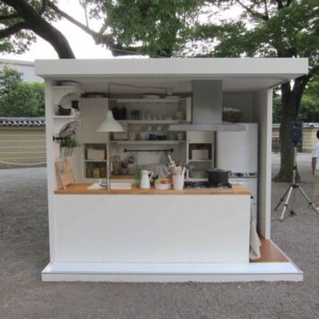 ซุ้มกาแฟ เล็กๆ มินิมอล