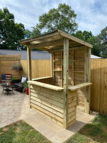 ซุ้มกาแฟ เล็กๆ ประหยัด