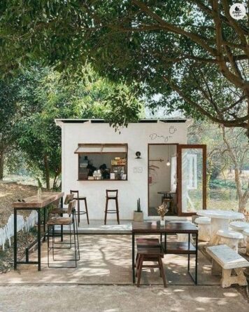 ซุ้มกาแฟวินเทจ มินิมอล ราคาถูก ประหยัด เล็กๆ สำหรับคนงบน้อย