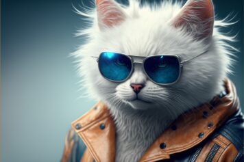 รูปภาพหน้าปก ภาพพื้นหลัง แมว เท่ๆ