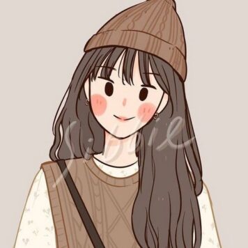 รูปภาพการ์ตูนผู้หญิง มินิมอล รูปวาด ลายเส้นง่ายๆ