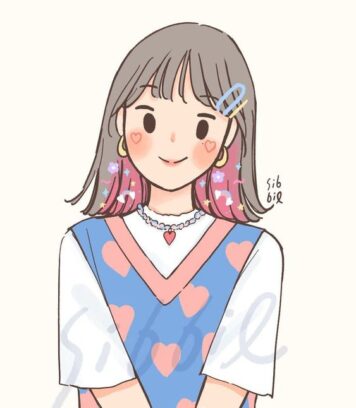 รูปภาพการ์ตูนผู้หญิง มินิมอล รูปวาด ลายเส้นง่ายๆ