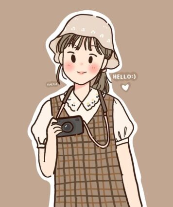 รูปภาพการ์ตูนผู้หญิง มินิมอล รูปวาด ลายเส้นง่ายๆ