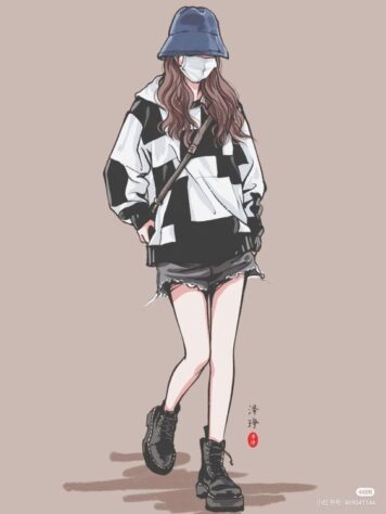 รูปภาพการ์ตูน ผู้หญิง เท่ๆ