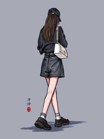 รูปภาพการ์ตูน ผู้หญิง เท่ๆ