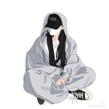 รูปภาพการ์ตูน ผู้หญิง เท่ๆ ใส่หมวก