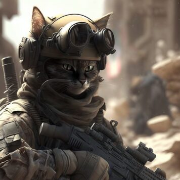 รูปภาพแมวเท่ๆ โหดๆ ทหาร หน่วยรบ