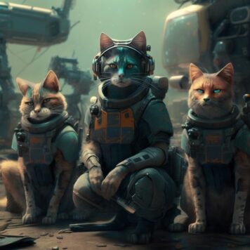 รูปภาพแมวเท่ๆ โหดๆ ทหาร หน่วยรบ ถือปืน